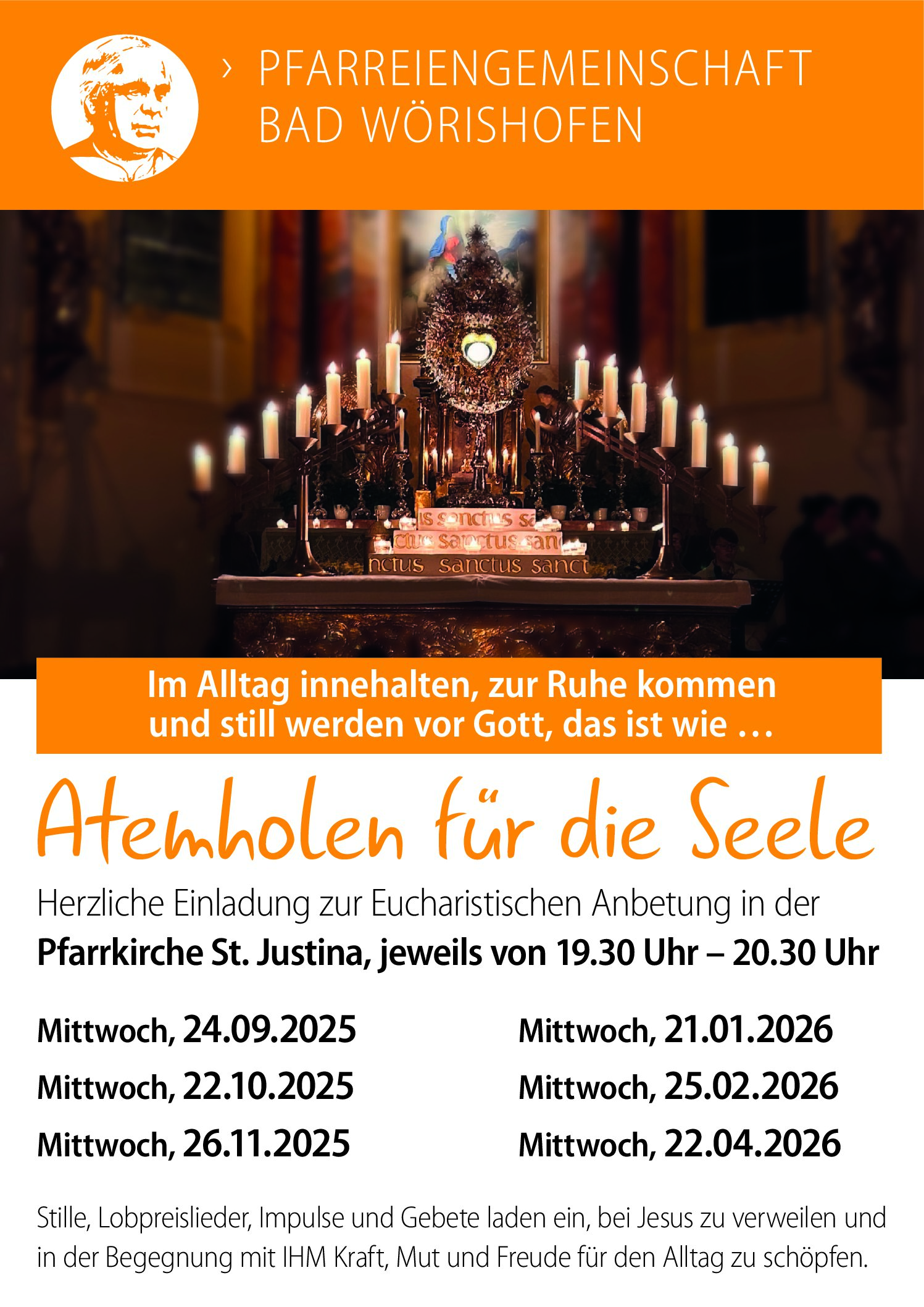 Atemholen für die Seele, Gebetsabend
