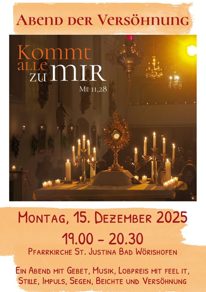 Abend der Versöhnung 15.12. St. Justina