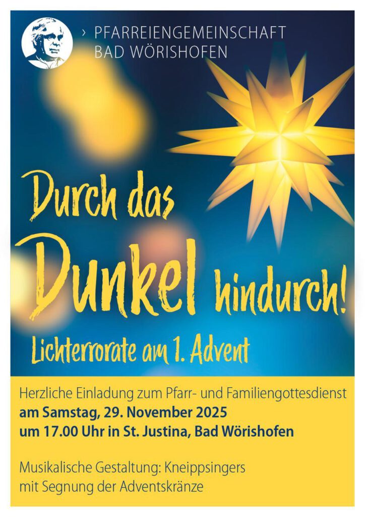 Familiengottesdienst, 29.11. 17.00 Uhr St. Justina