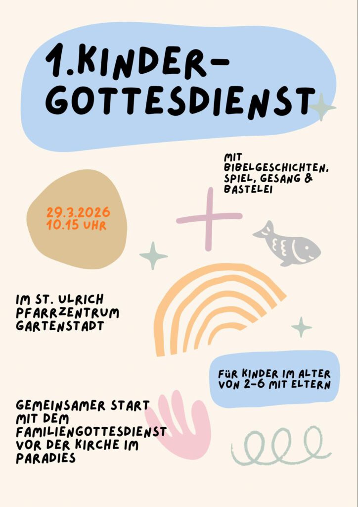 Kindergottesdienst am Palmsonntag St. Ulrich