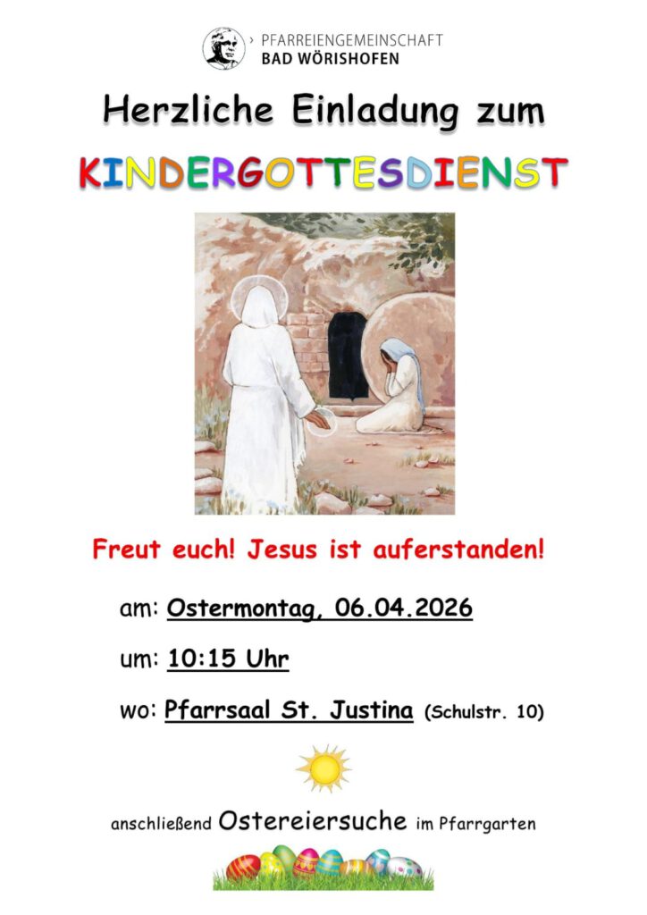 Kindergottesdienst, Ostermontag