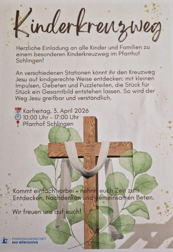 Kinderkreuzweg, Schlingen