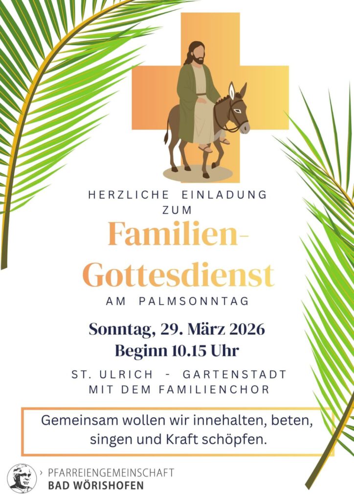 Palmsonntag, St. Ulrich, Gartenstadt